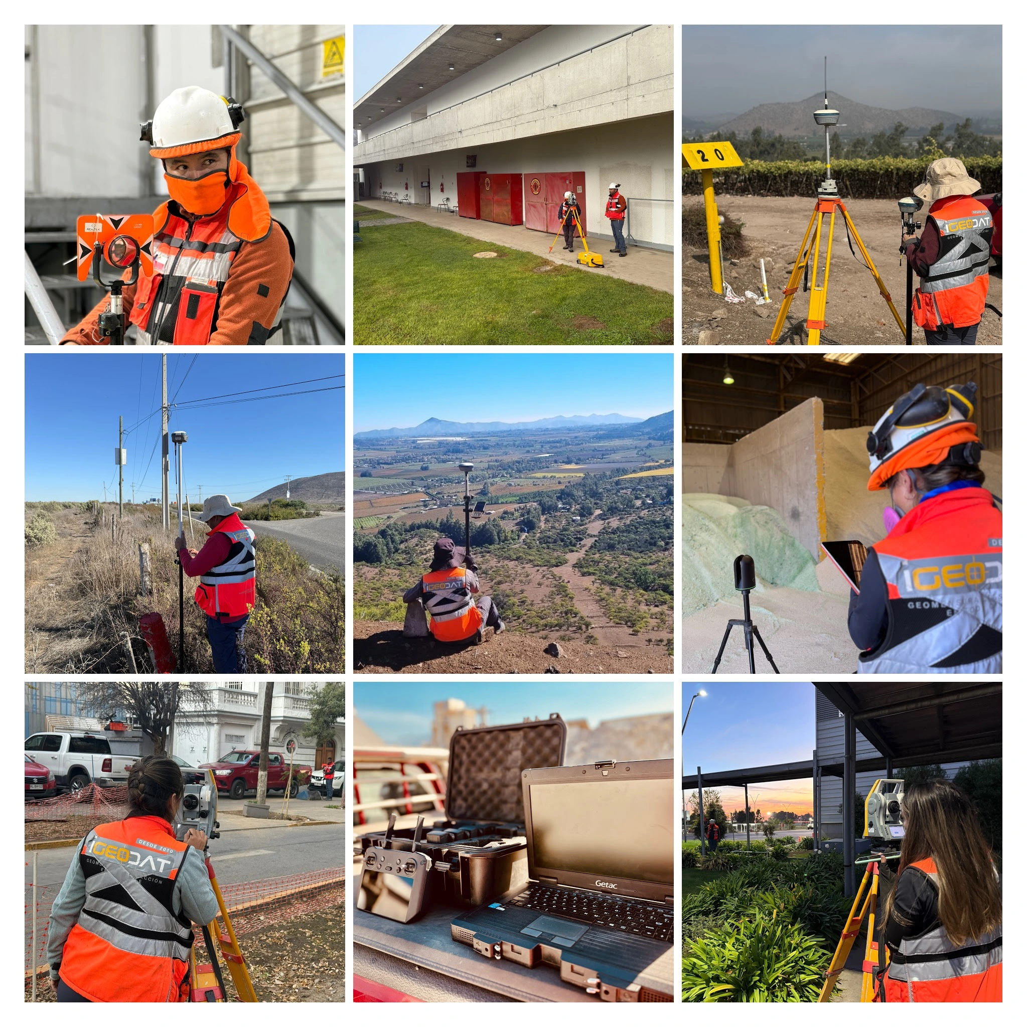 Trabajos en terreno iGEODAT