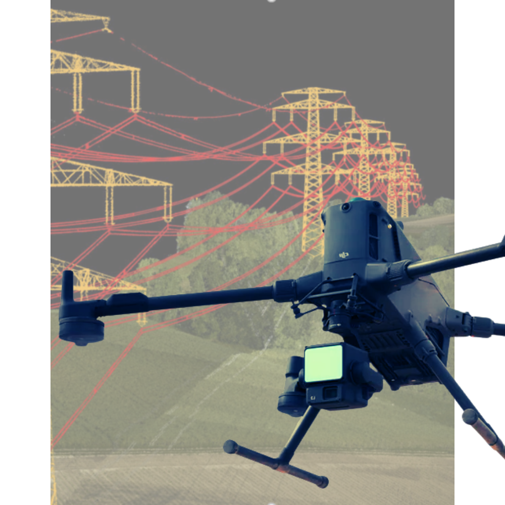 Dron Matrice operando con LiDAR