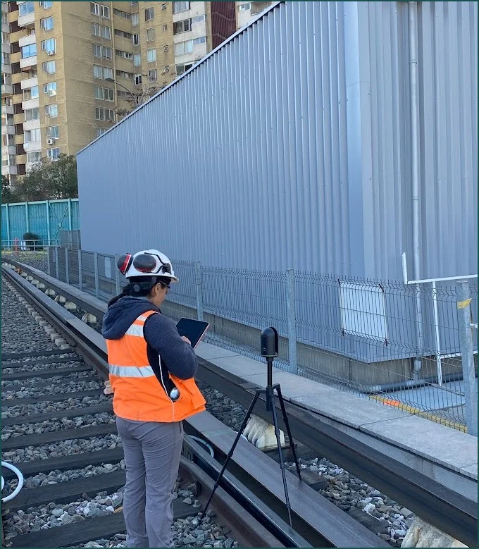 Escaneo en zona industrial activa