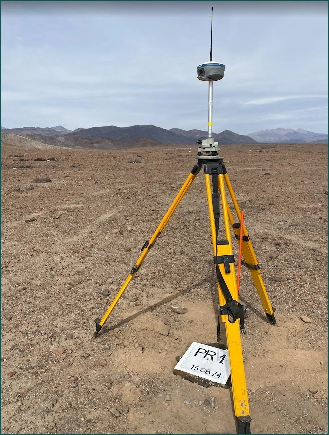 Levantamiento GNSS en terreno