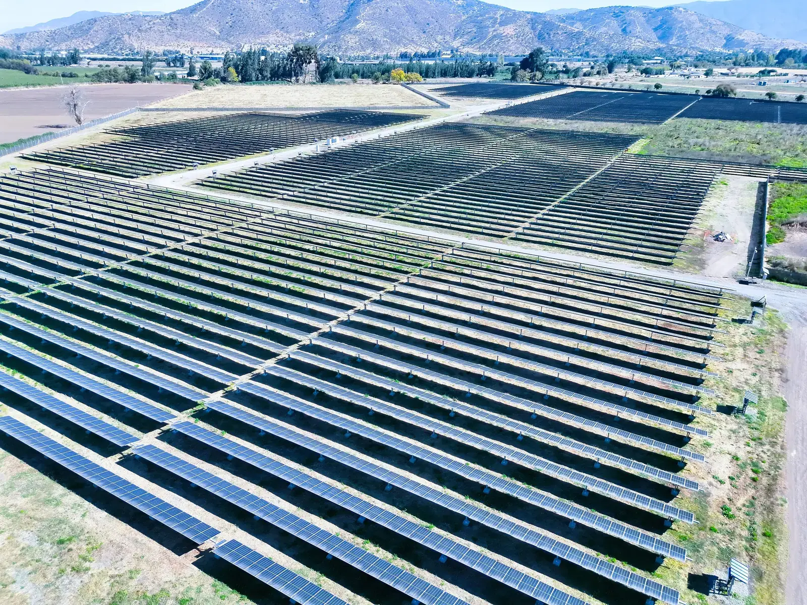 Termografía aérea de planta fotovoltaica